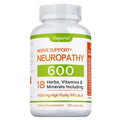 Neuropathy Support Supplement 600mg - Antioxidant, Reduces Stress, Promotes Nerve Health, Cellular Energy, Metabolism,Non-GMO